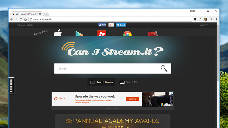 Can you stream (or download) it? Image: Screenshot